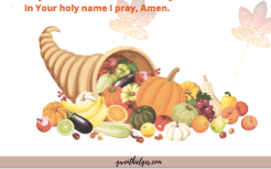 A Thanksgiving Prayer for Your Loved Ones (Free Printable)